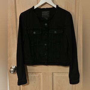 PAIGE Black Denim Jacket